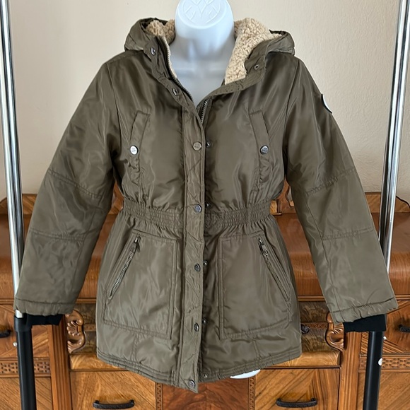 Steve Madden Jacket Girls size 10-12 , Olive - Picture 1 of 6